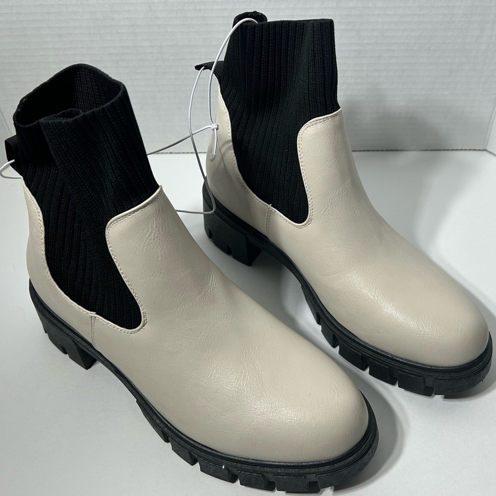 London Rag Faux Leather Boots Size 9 - Picture 1 of 8